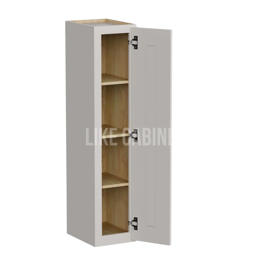 Charleston White Raised Panel 42'' H Single Door Wall Cabinet