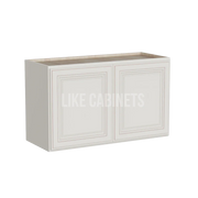 Charleston White Raised Panel 18'' H Double Door Wall Cabinet