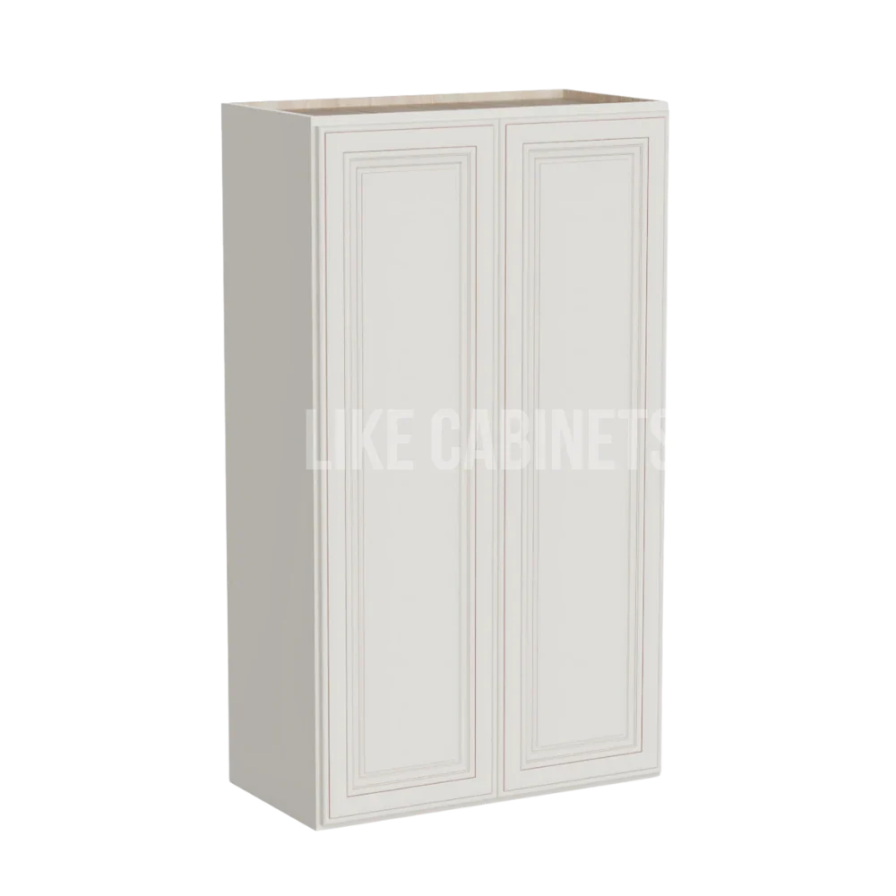 Charleston White 24″ Diagonal Corner Wall Cabinet