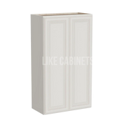 Charleston White 24″ Diagonal Corner Wall Cabinet