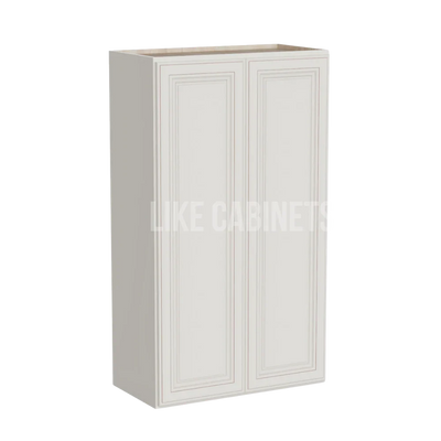 Charleston White 24″ Diagonal Corner Wall Cabinet