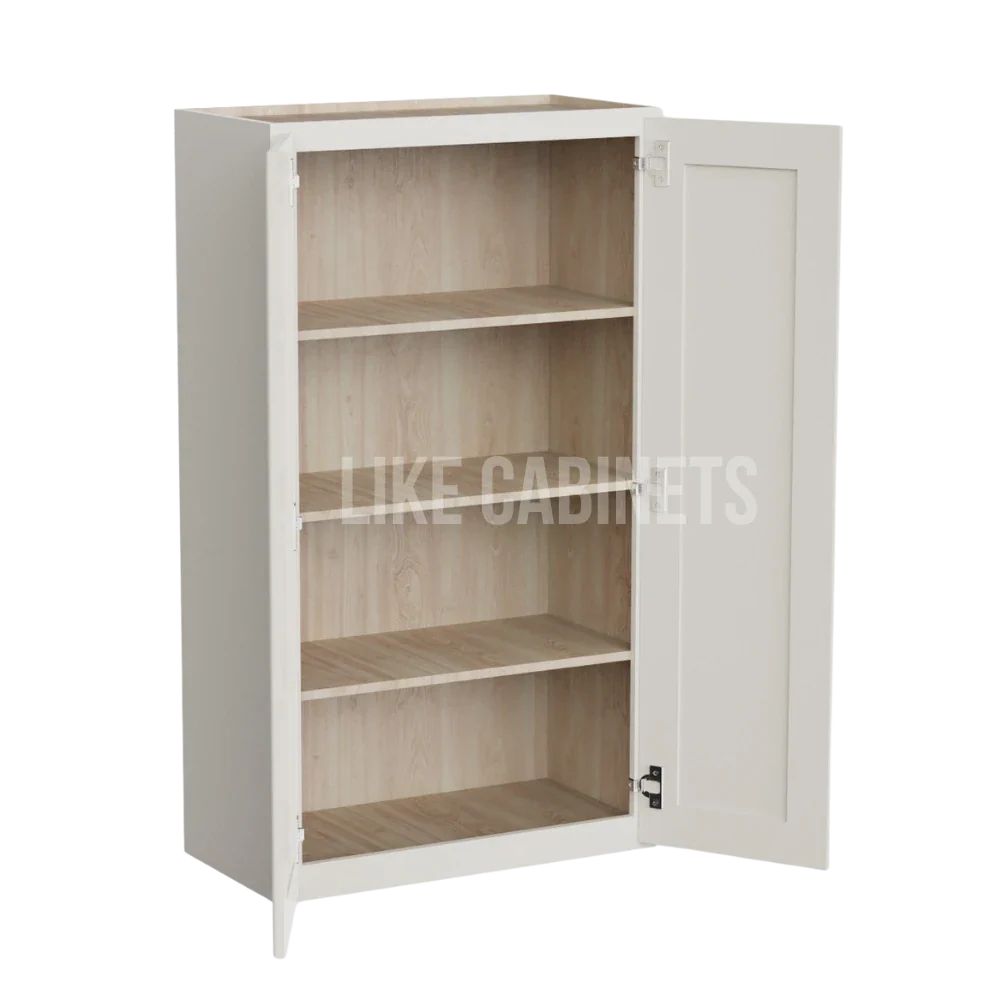 Charleston White 24″ Diagonal Corner Wall Cabinet