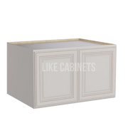 Charleston White Refrigerator Wall Cabinet 30''W 24''D 18''H