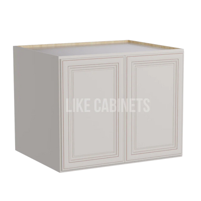 Charleston White 24'' H Refrigerator Wall Cabinet 24'' Deep