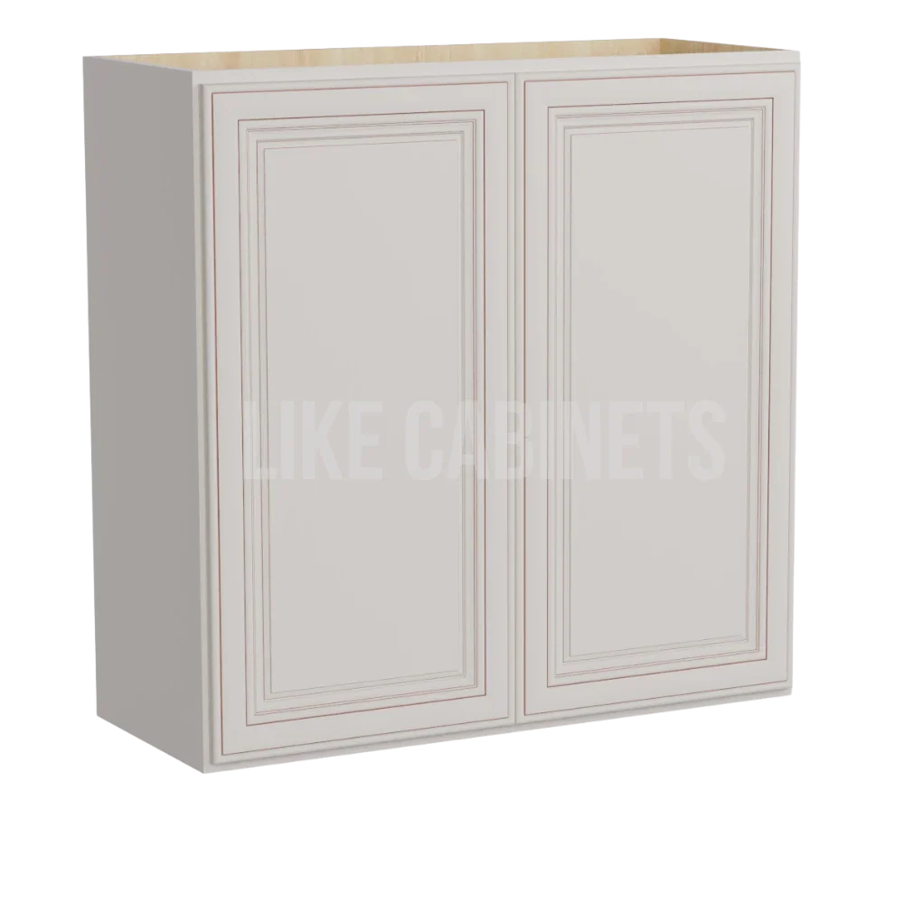 Charleston White 30''H Double Door Wall Cabinet