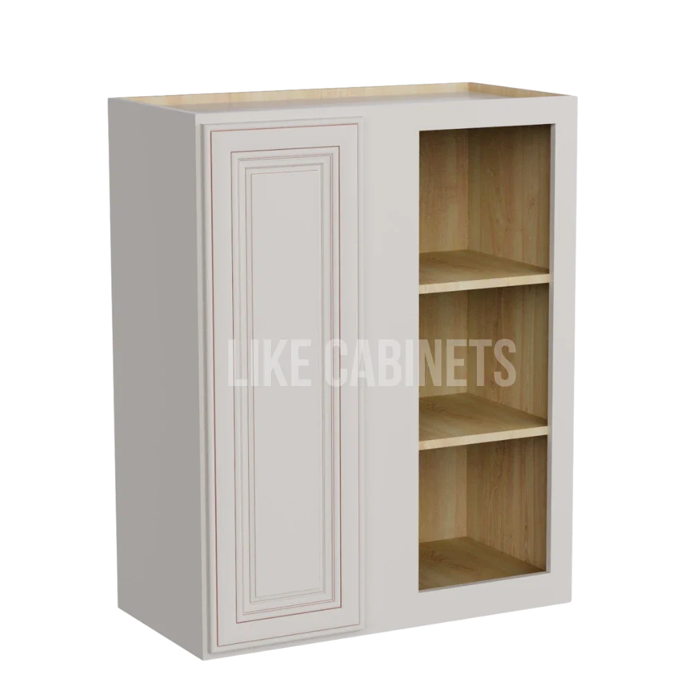 Charleston White Raised Panel 30'' H Wall Blind Cabinet