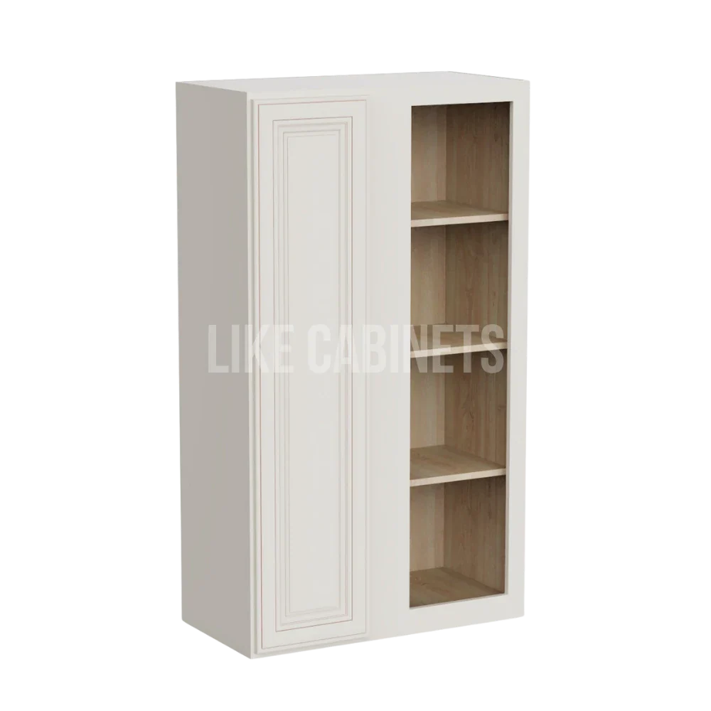 Charleston White Raised Panel 42'' H Wall Blind Cabinet