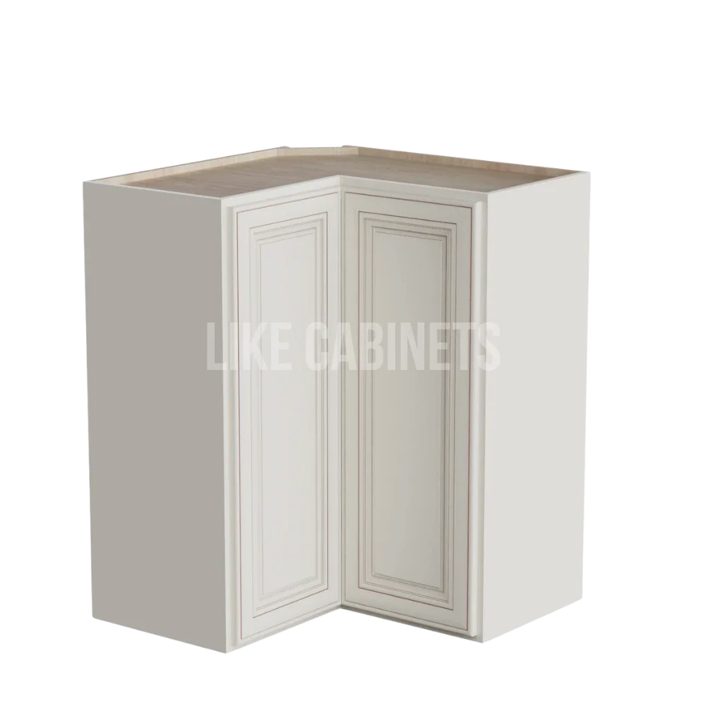 Charleston White Raised Panel Easy Reach Wall Cabinet