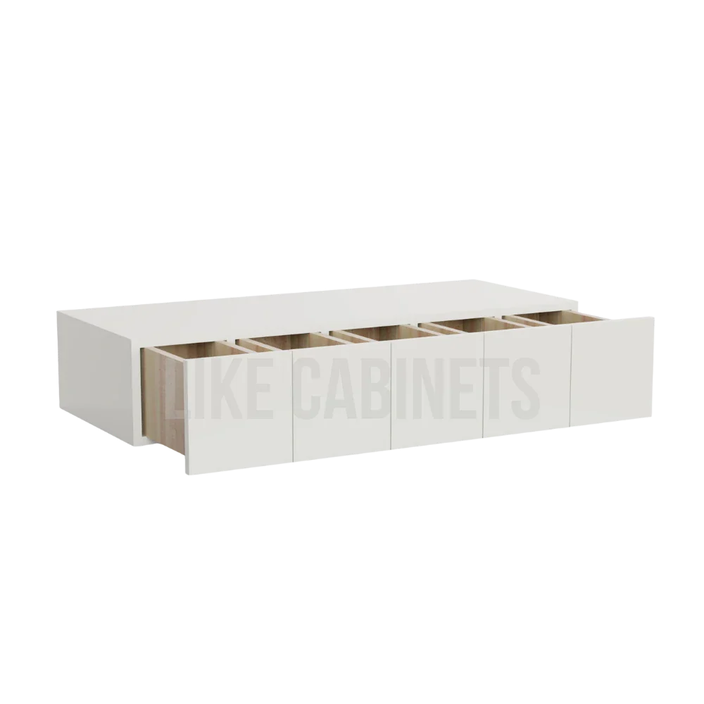 Charleston White Raised Panel Wall Spice Drawer