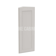 Double Dove White Angle Wall Cabinet
