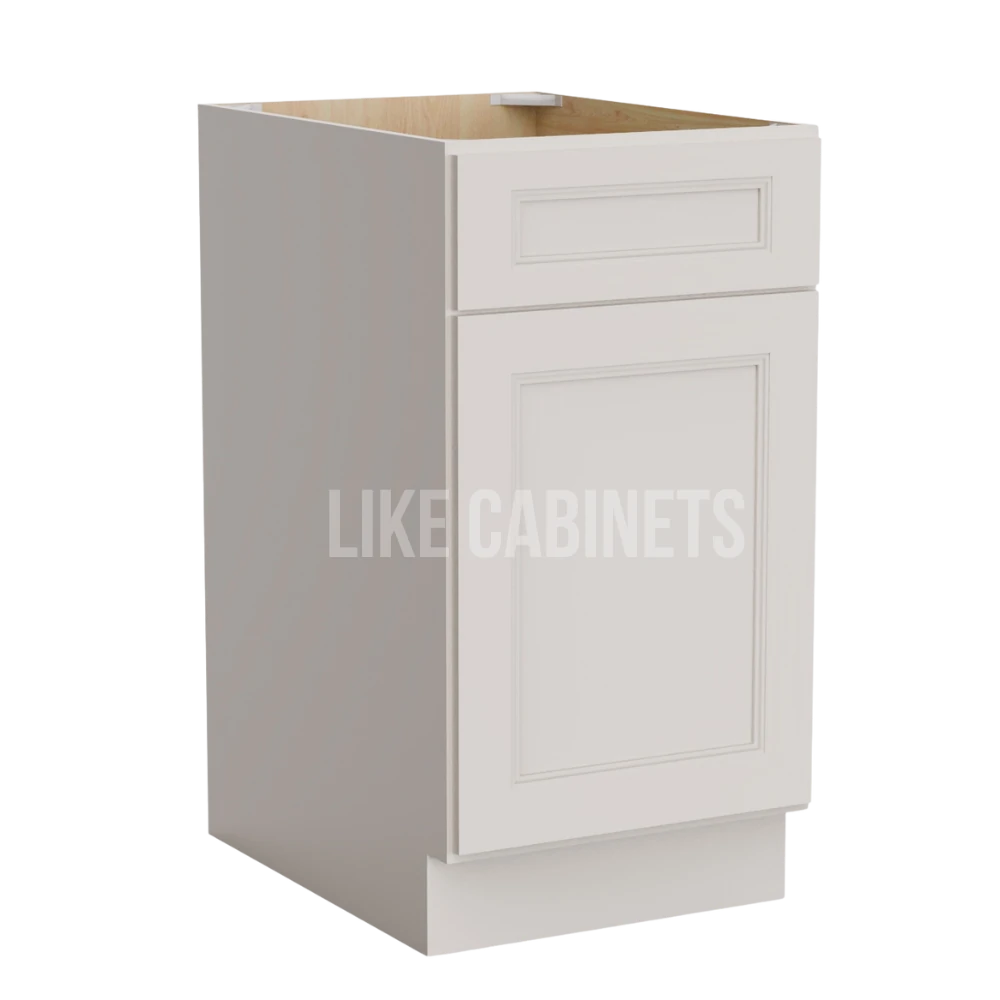 Double Dove White Cabinet with Single Door & Drawer