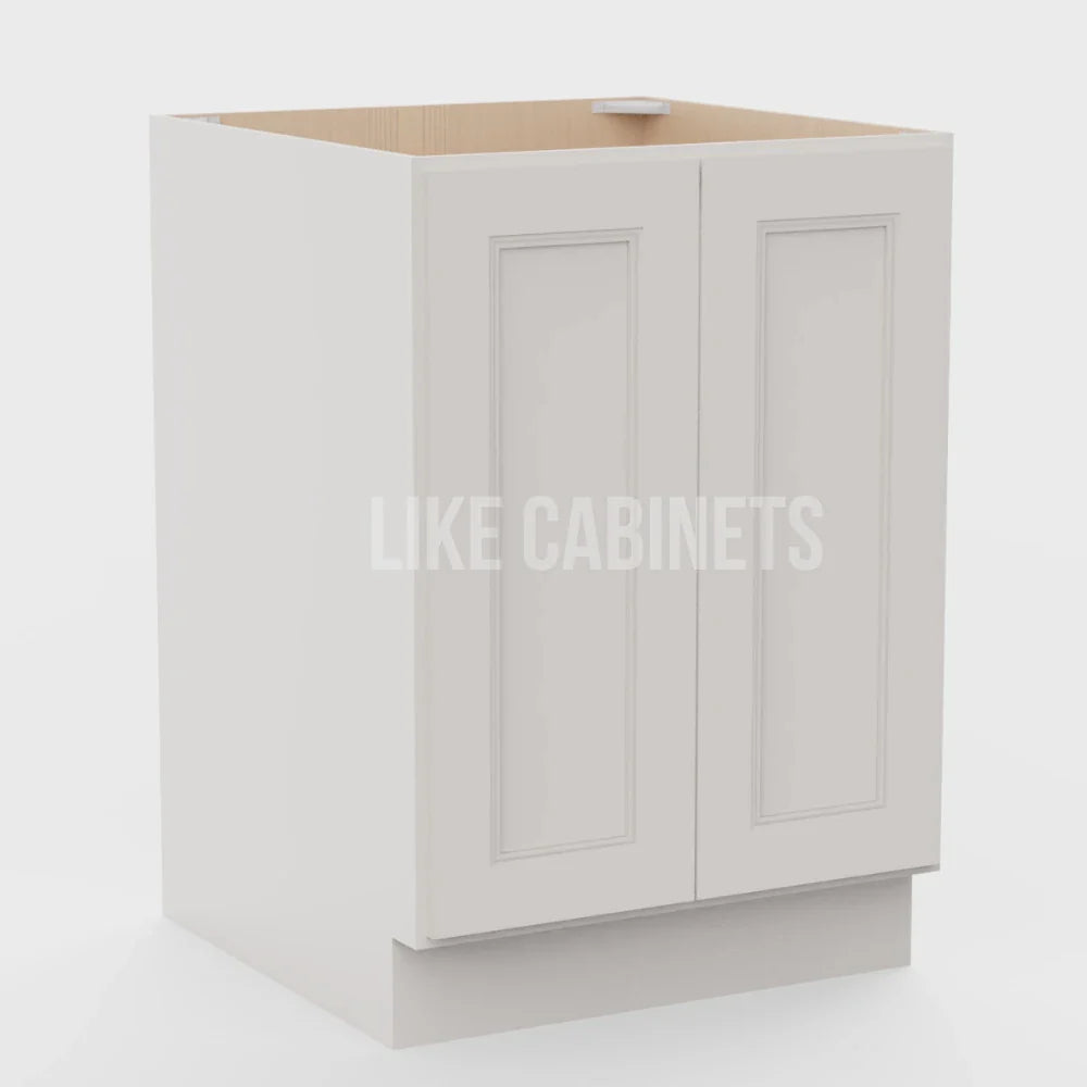 Double Dove White Base Cabinet Base Cabinet Full Height Door