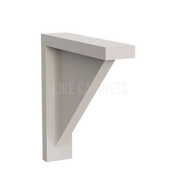 Double Dove White Cabinet Corbel 9''H