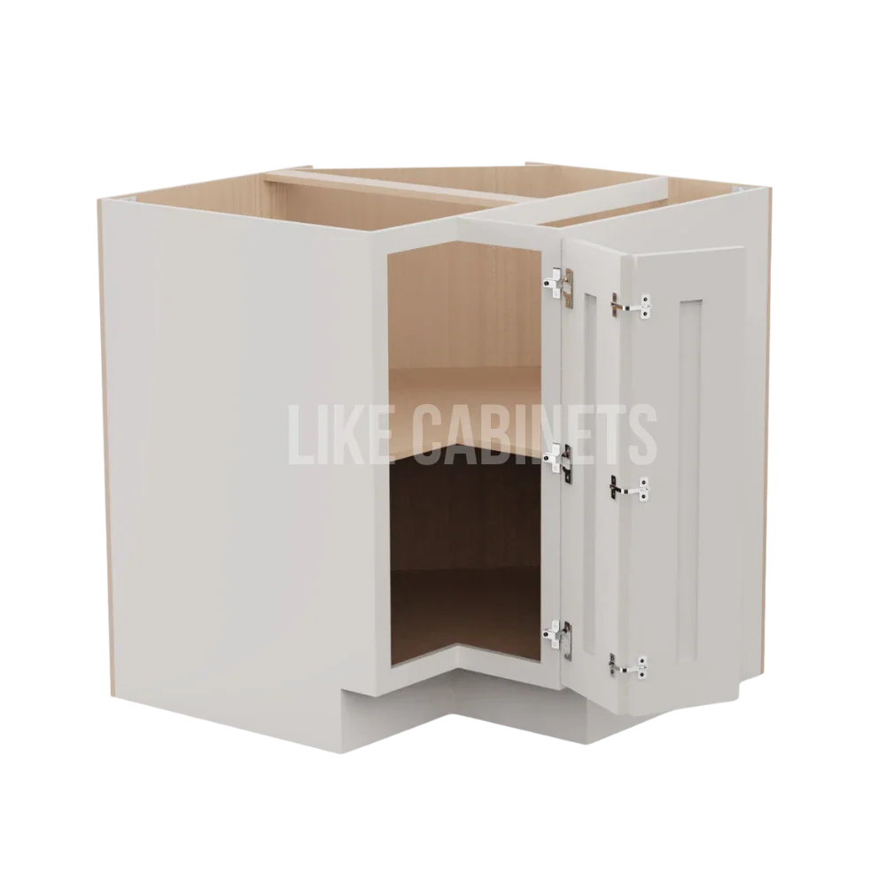 Double Dove White Easy Reach Base Cabinet