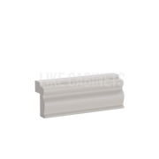 Double Dove White Light Rail Moulding