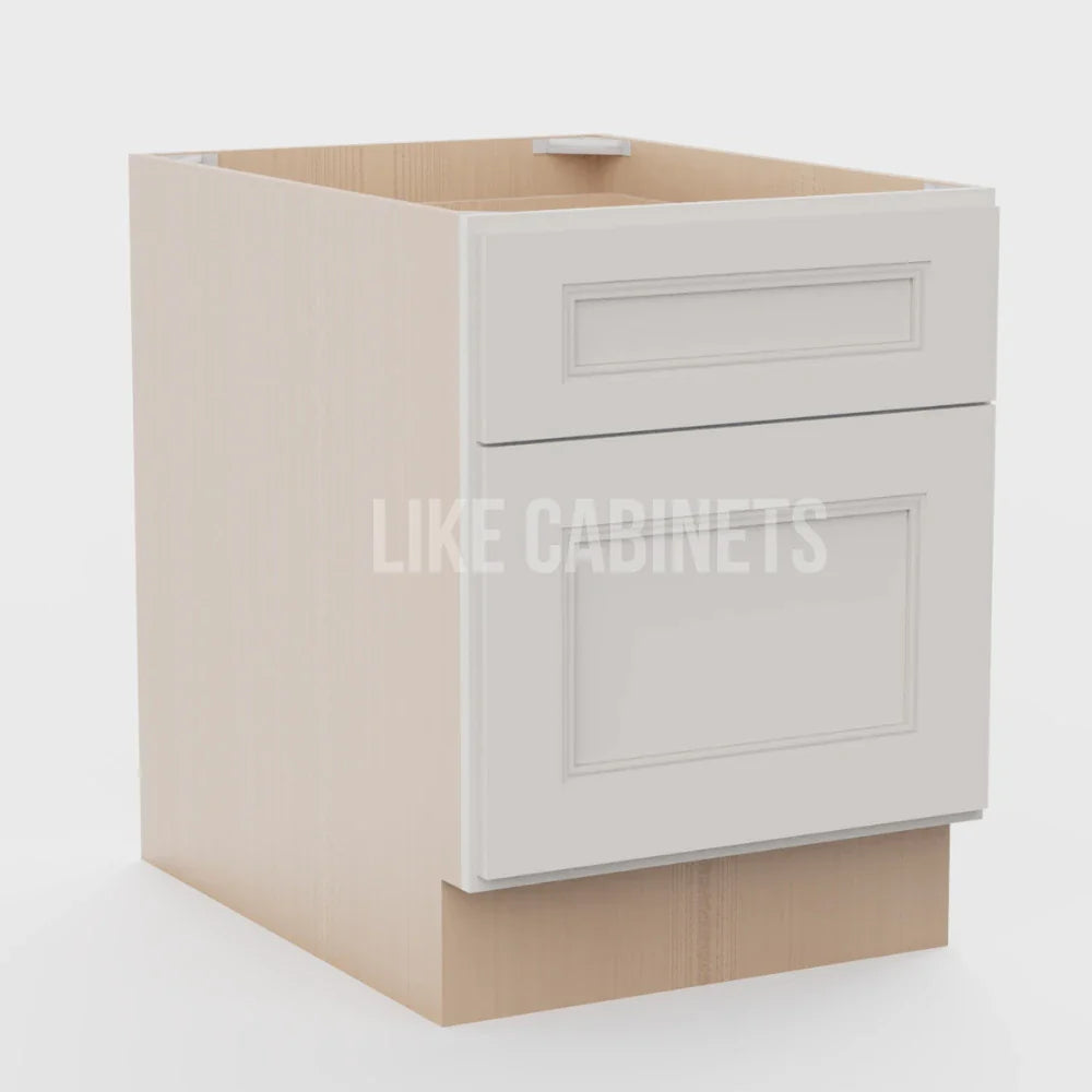 Double Dove White MINI Base Cabinet
