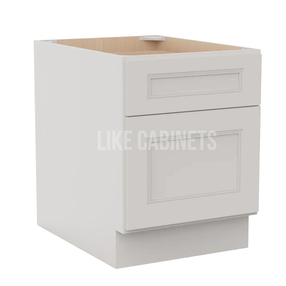 Double Dove White MINI Base Cabinet