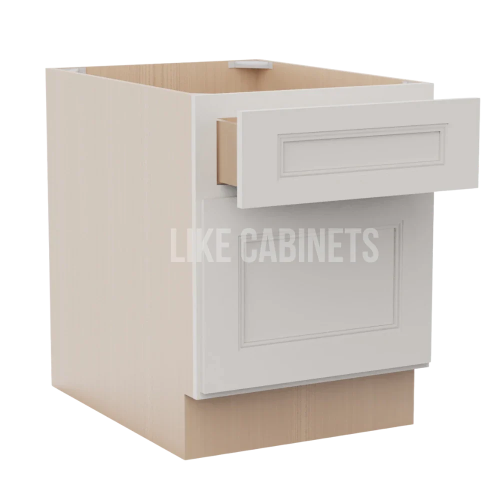 Double Dove White MINI Base Cabinet