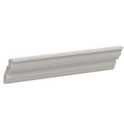 Double Dove White Inset Crown Moulding