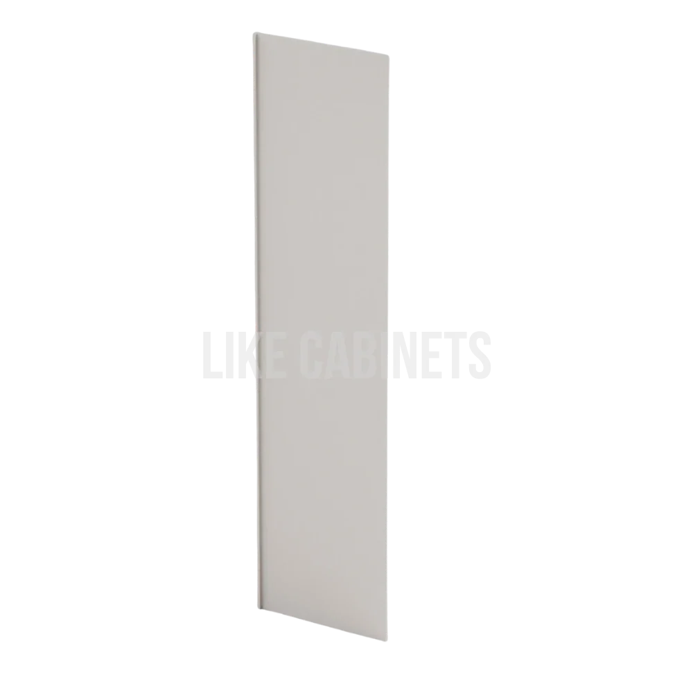 Double Dove White Shaker Refrigerator End Panel