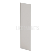 Double Dove White Shaker Refrigerator End Panel