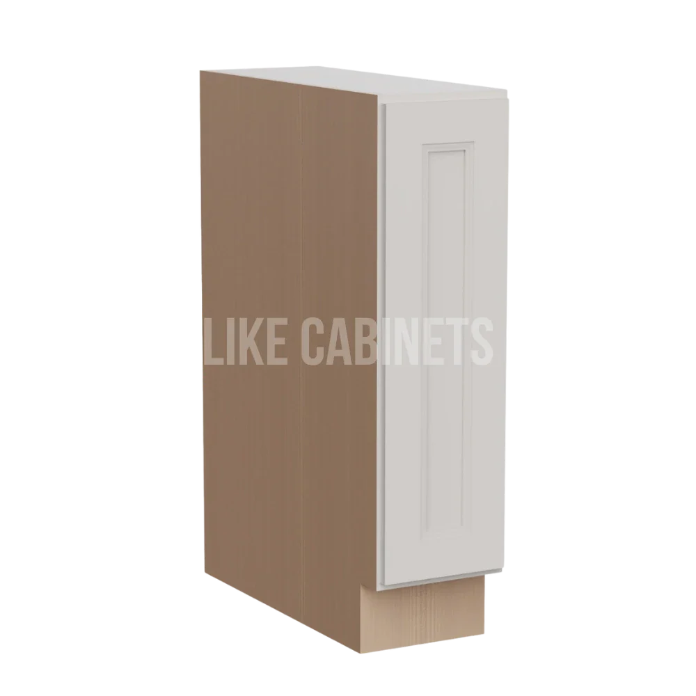 Double Dove White Spice Pull Base Cabinet