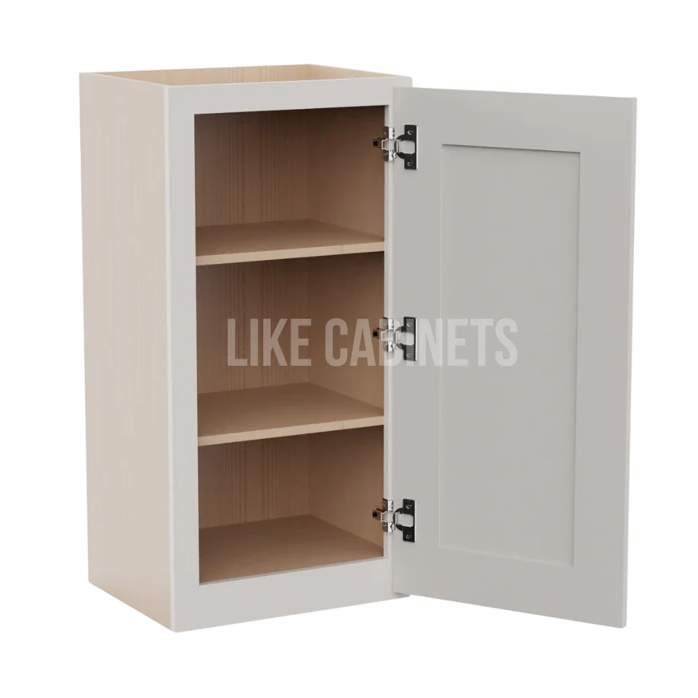 Double Dove White 36'' H 15'' W Single Door Wall Cabinet