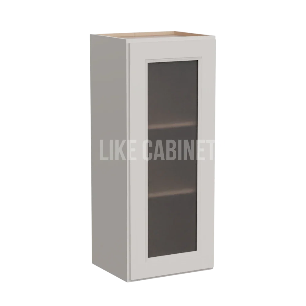 Double Dove White 36'' H Single Door Wall Cabinet with Glass Door