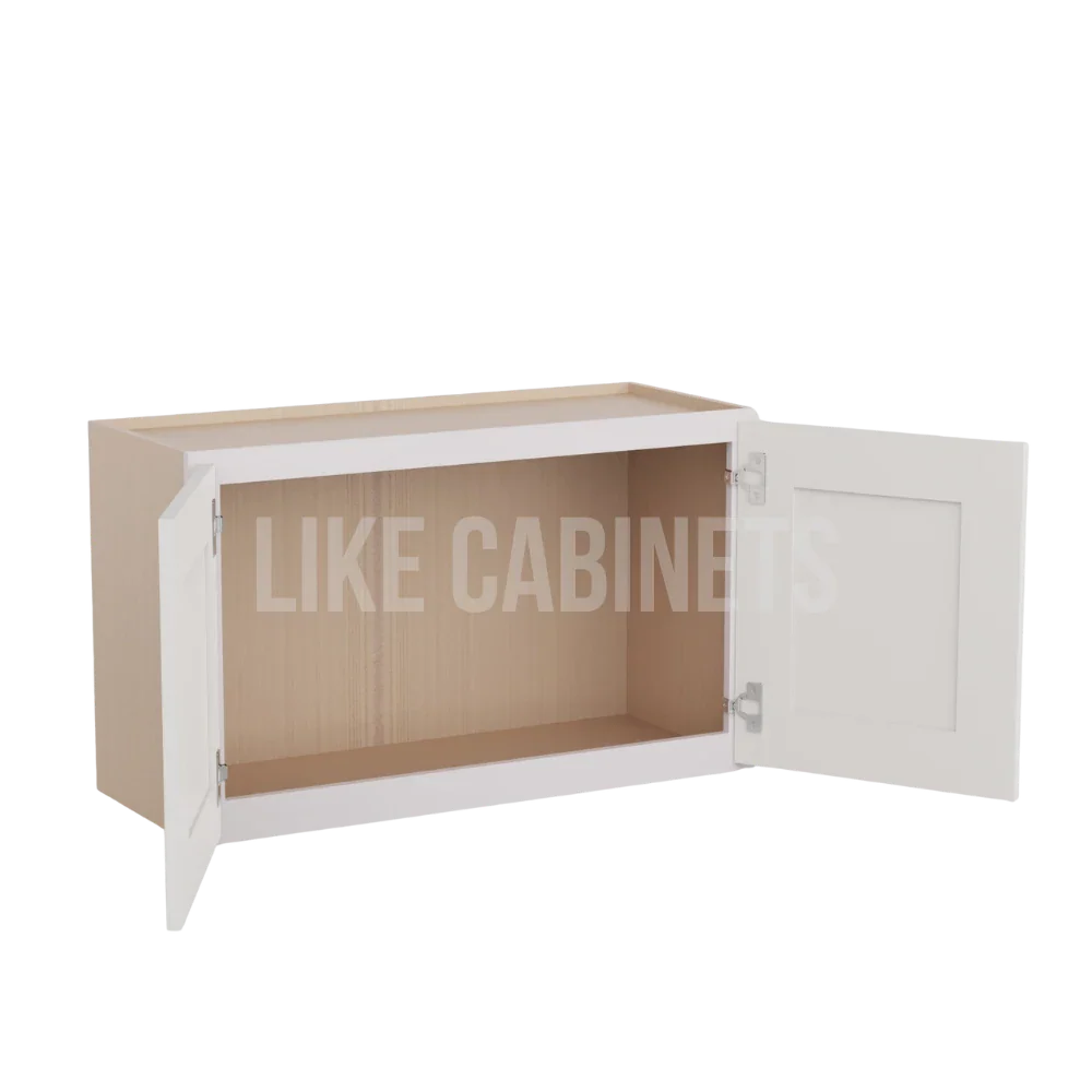 Double Dove White 18'' H Double Door Wall Cabinet