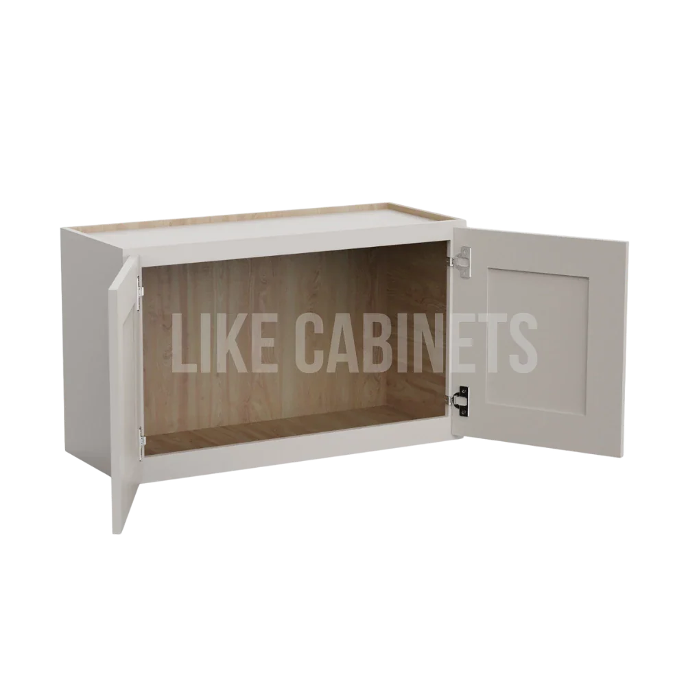 Double Dove White 18'' H Double Door Wall Cabinet
