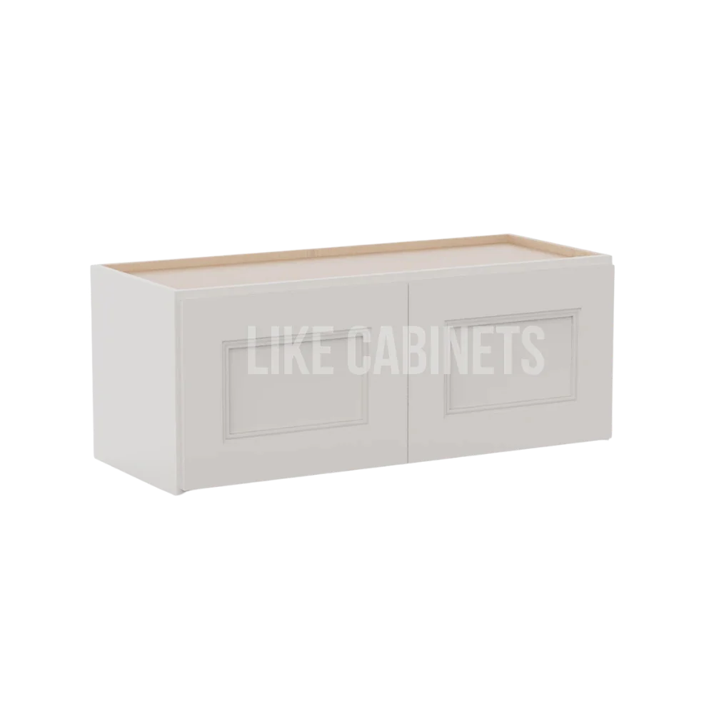 Double Dove White 12'' H Double Door Wall Cabinet