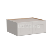 Double Dove White Refrigerator Wall Cabinet 30''W 24''D 12''H