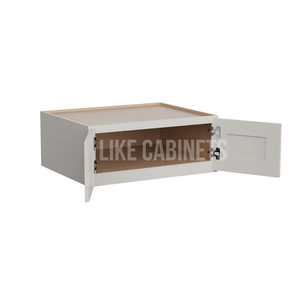 Double Dove White 30'' W Refrigerator Wall Cabinet 24'' Deep