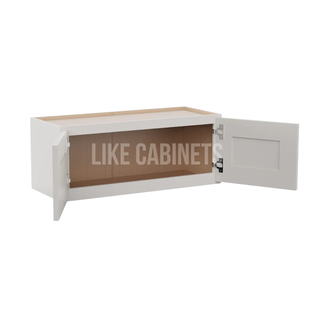 Double Dove White 15'' H Double Door Wall Cabinet