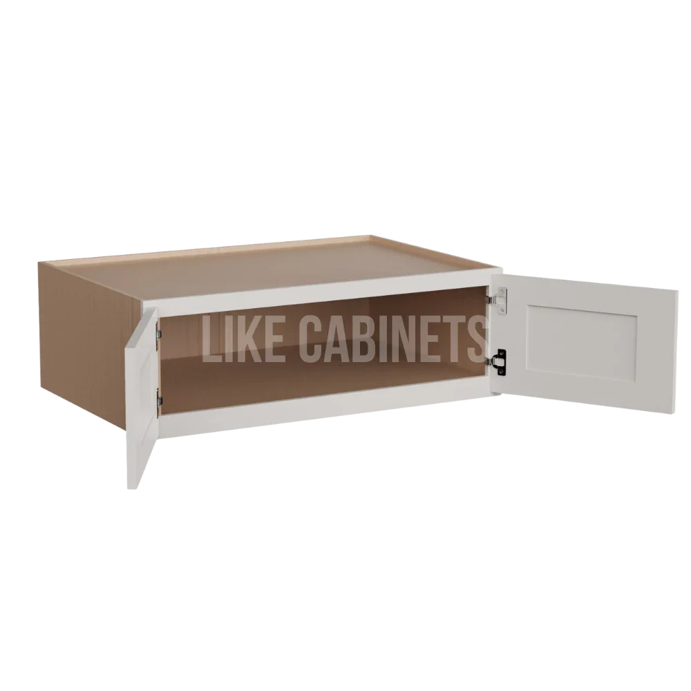 Double Dove White 36'' W Refrigerator Wall Cabinet 24'' Deep