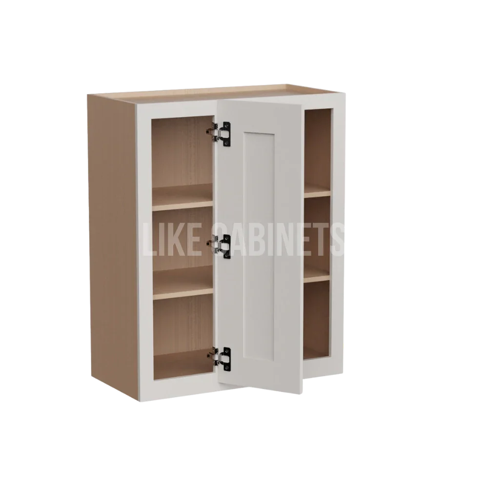 Double Dove White 30'' H Wall Blind Cabinet