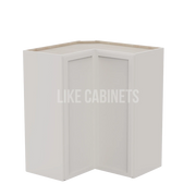 Slim Dove White Shaker Easy Reach Wall Cabinet