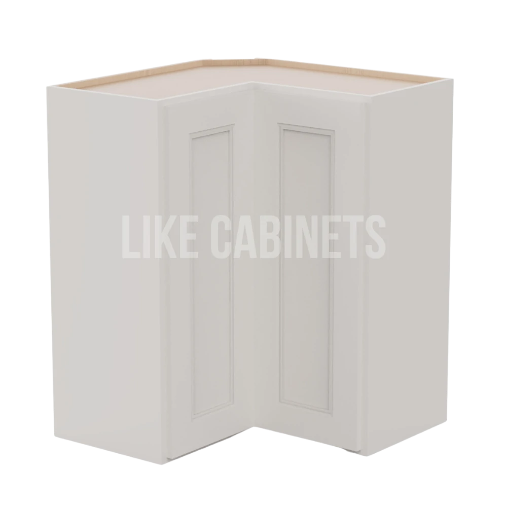 Double Dove White Easy Reach Wall Cabinet