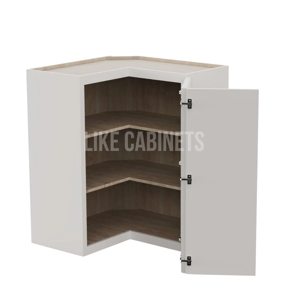 Double Dove White Easy Reach Wall Cabinet