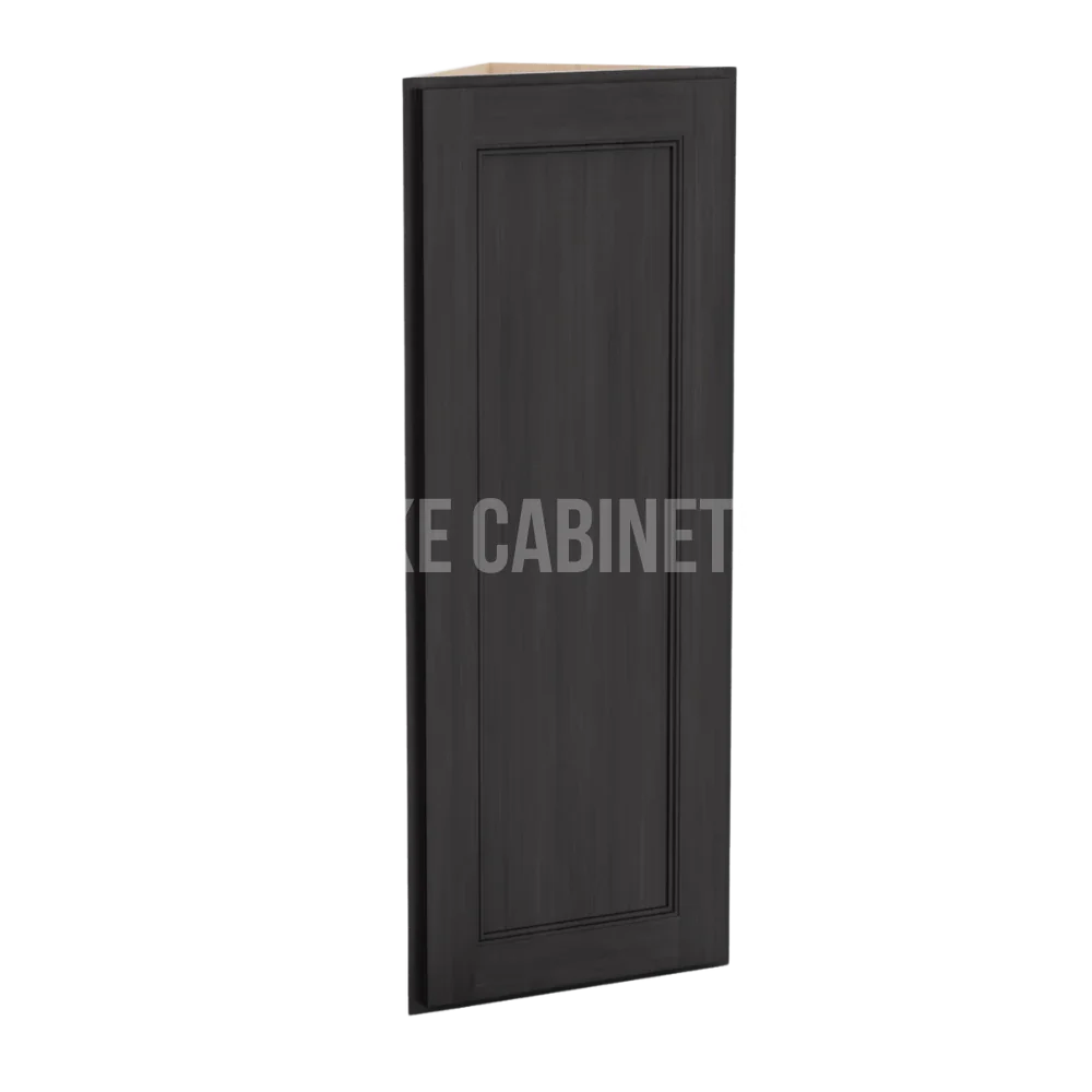 Double Smokey Gray Angle Wall Cabinet