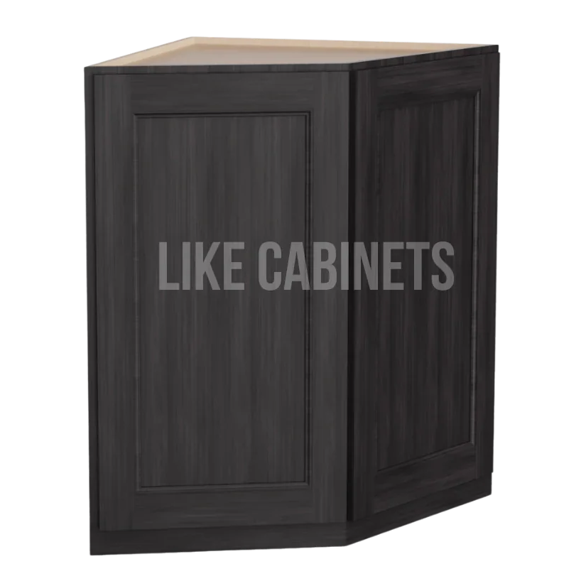 Double Smokey Gray Base End Cabinet