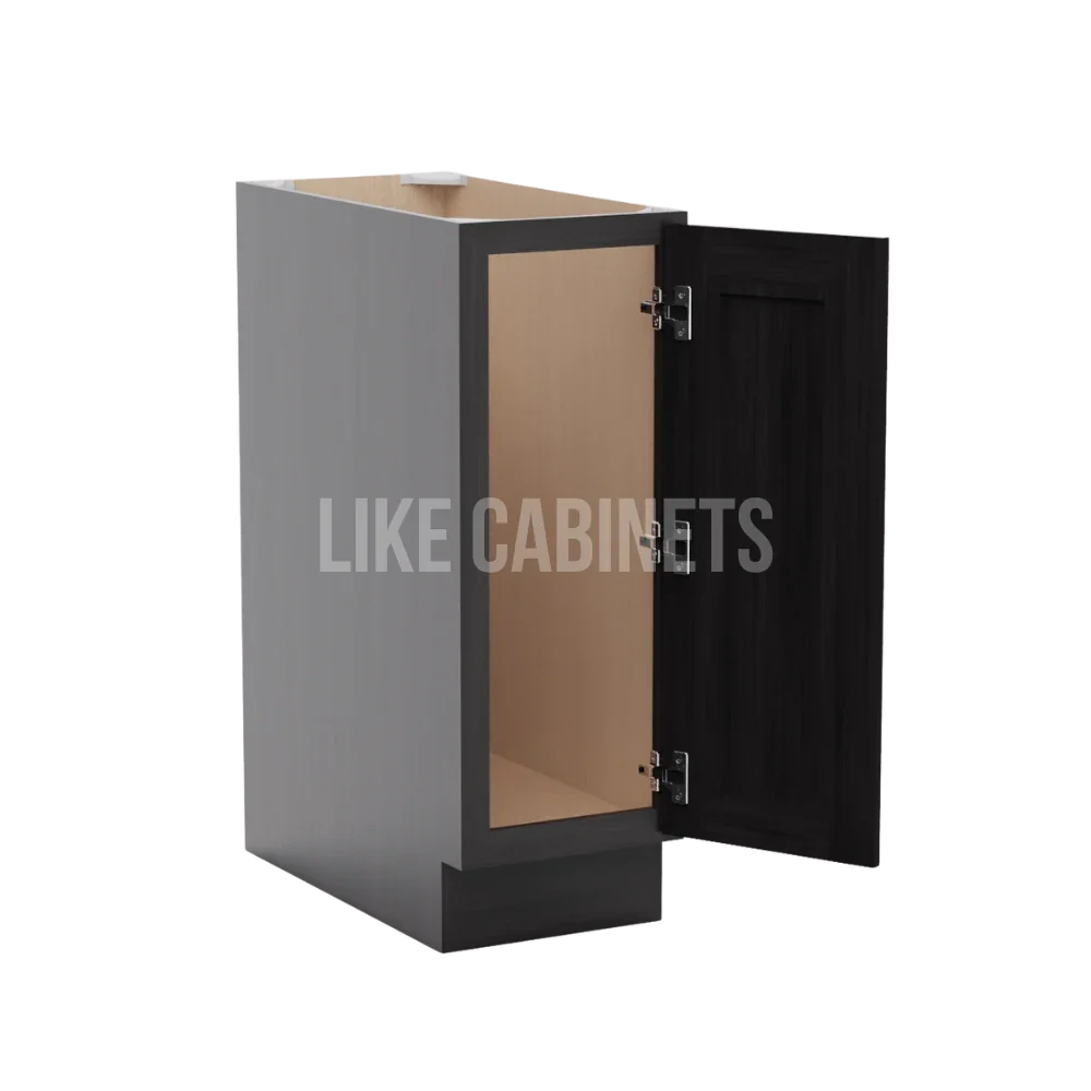 Double Smokey Gray Base Cabinet Base Cabinet Full Height Door