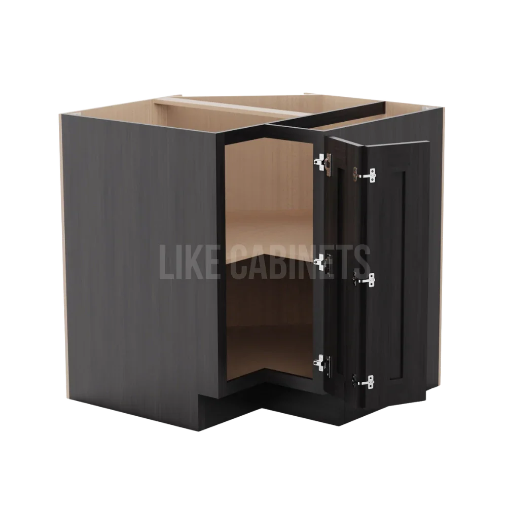 Double Smokey Gray Easy Reach Base Cabinet