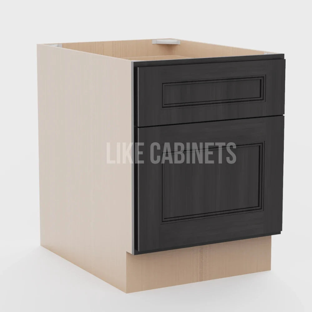 Double Smokey Gray MINI Base Cabinet