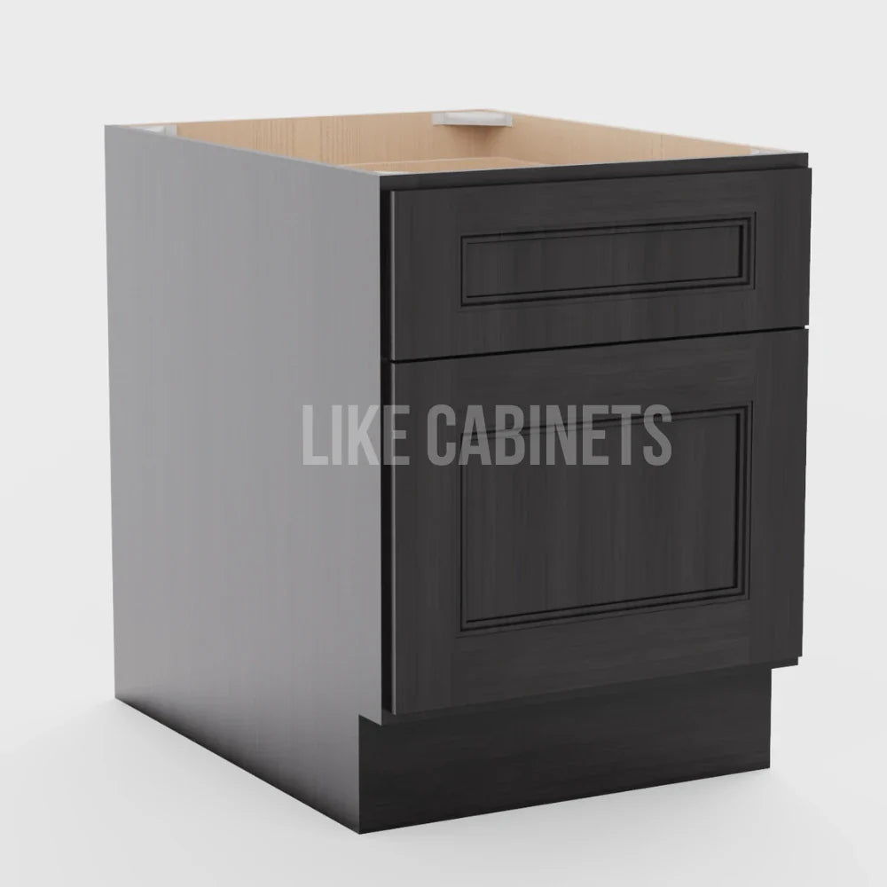 Double Smokey Gray MINI Base Cabinet