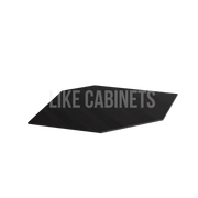 Double Smokey Gray Corner Sink Front Floor