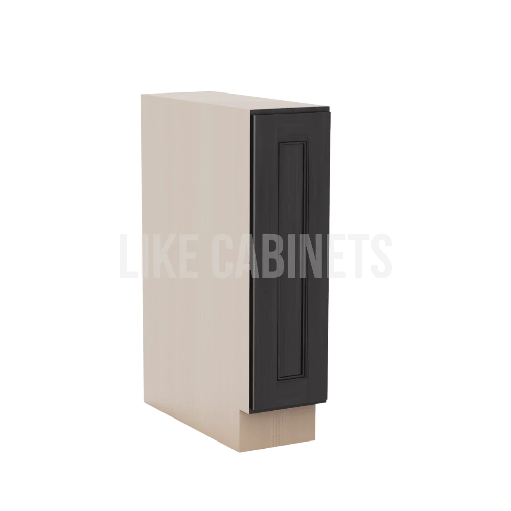 Double Smokey Gray Spice Pull Base Cabinet