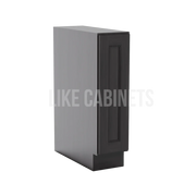 Double Smokey Gray Spice Pull Base Cabinet