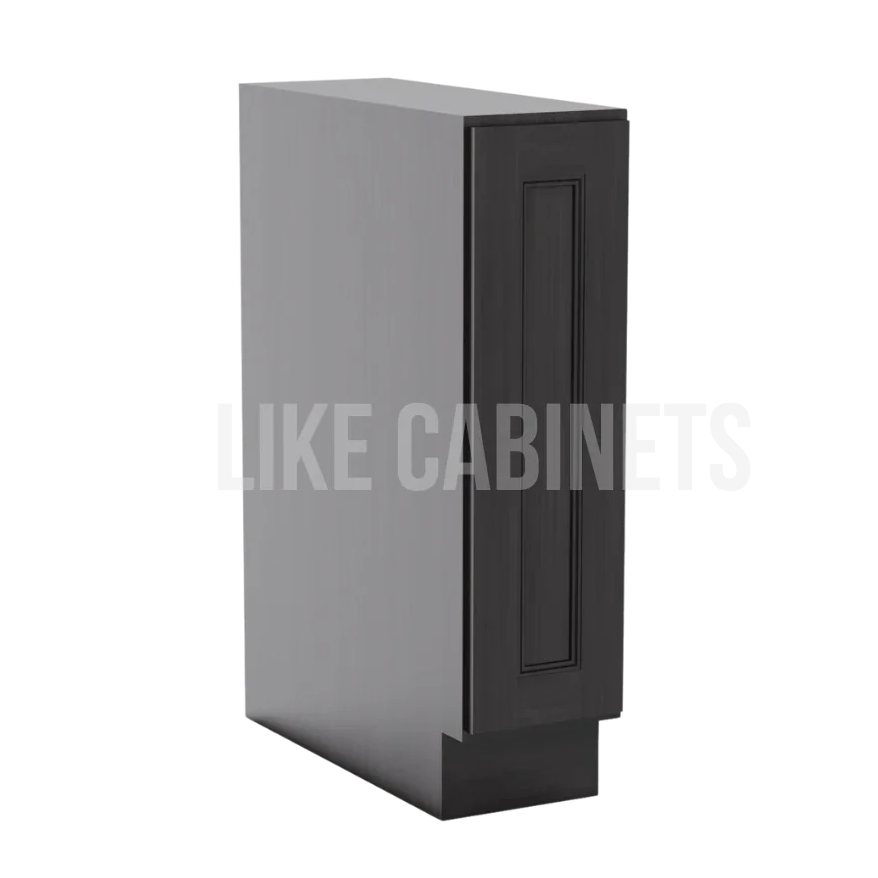 Double Smokey Gray Spice Pull Base Cabinet