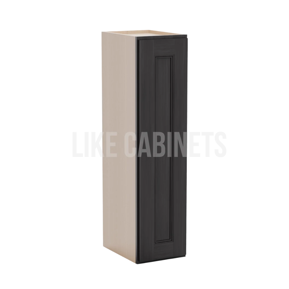 Double Smokey Gray 36'' H 9"W Single Door Wall Cabinet